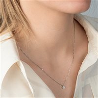 Anhänger Mirco Visconti Dame in Gold Diamante 0.08 Ct AB558/10 - AB558/10